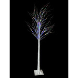 Kunstboom kerstboom met verlichting 180cm wit 144 LED