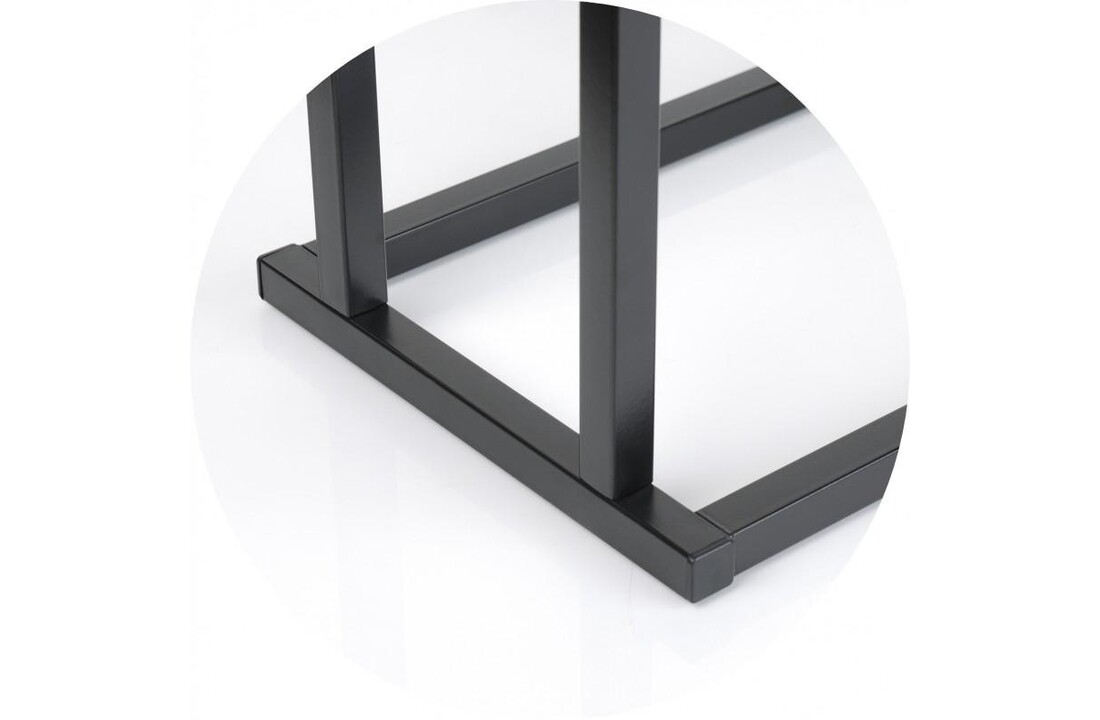 Handdoekenrek staand mat zwart | 45x21,5x84,5 cm | Gepoedercoat staal