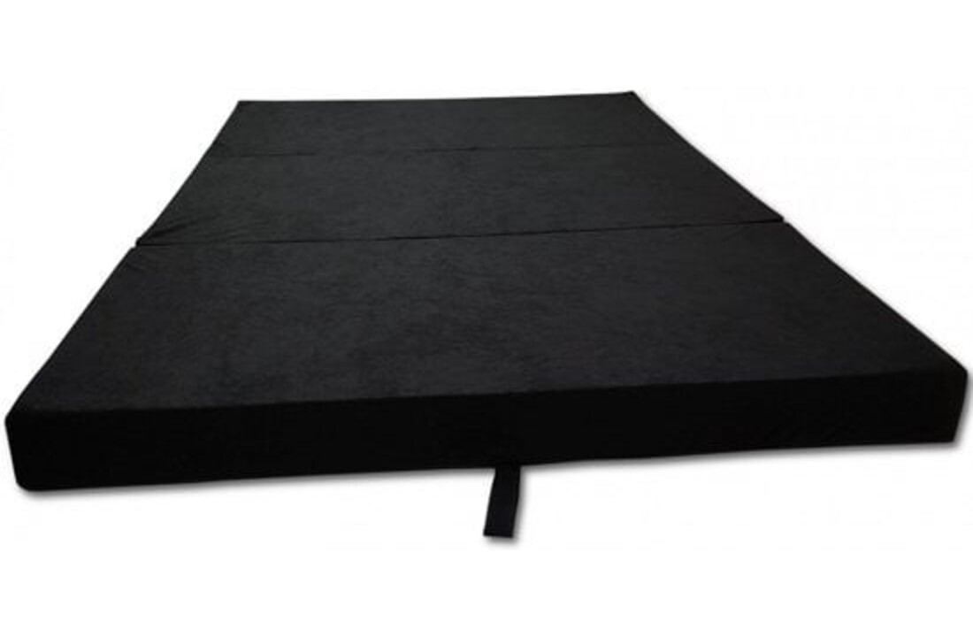 Reismatras Zwart - 80x200x10cm Foam - Comfortabel & Opvouwbaar