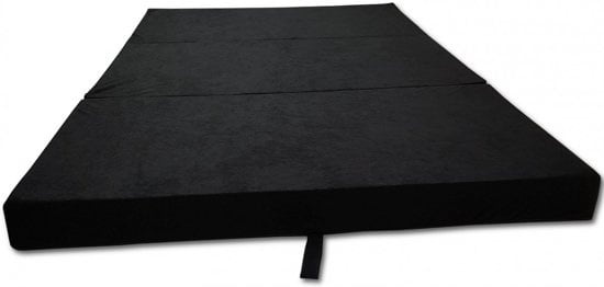 Reismatras Zwart - 80x200x10cm Foam - Comfortabel & Opvouwbaar