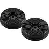 Koolstoffilter afzuigkap - 2 stuks, Zwart, Koolstof