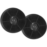 Koolstoffilter afzuigkap - 2 stuks, Zwart, Koolstof