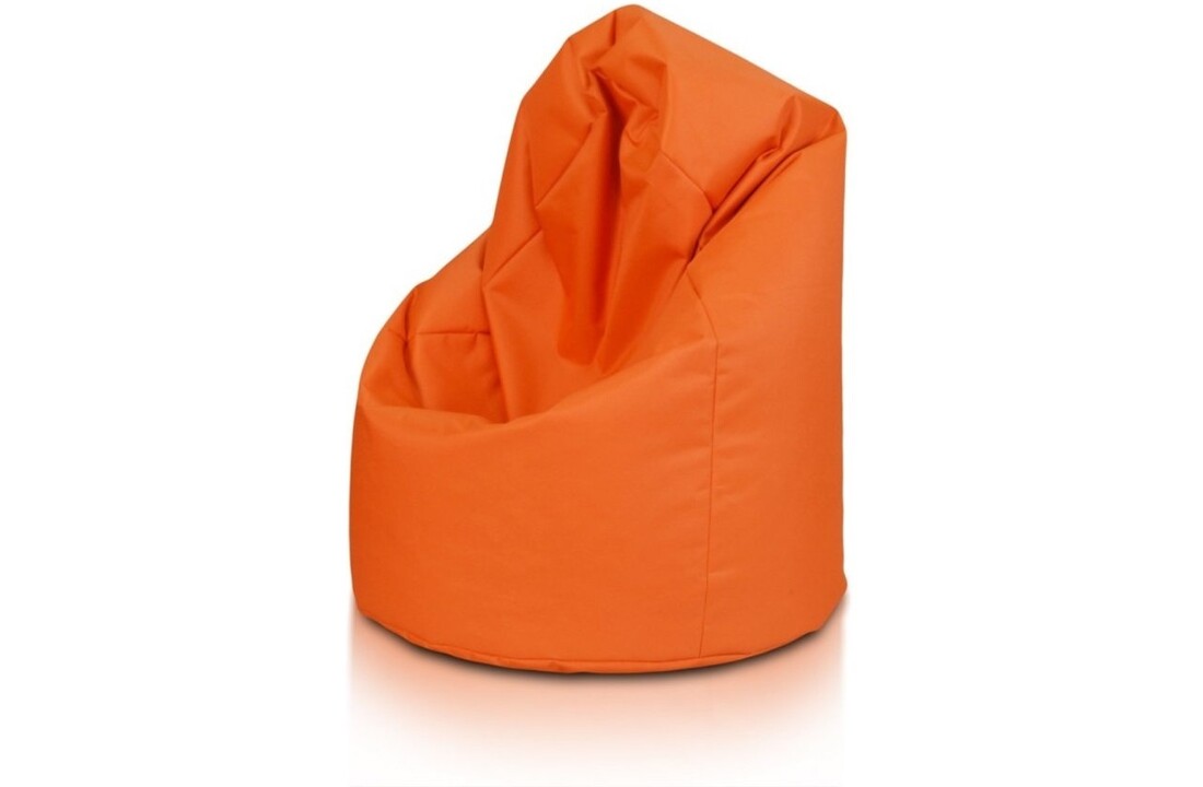 Loungestoel zitkussen oranje 70x70x110 cm polyester