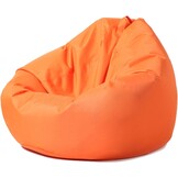 Loungestoel zitkussen oranje 70x70x110 cm polyester