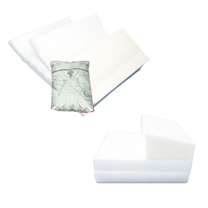 Opvouwbaar matras 90x200 - Groen/Wit Foam, 15cm dik