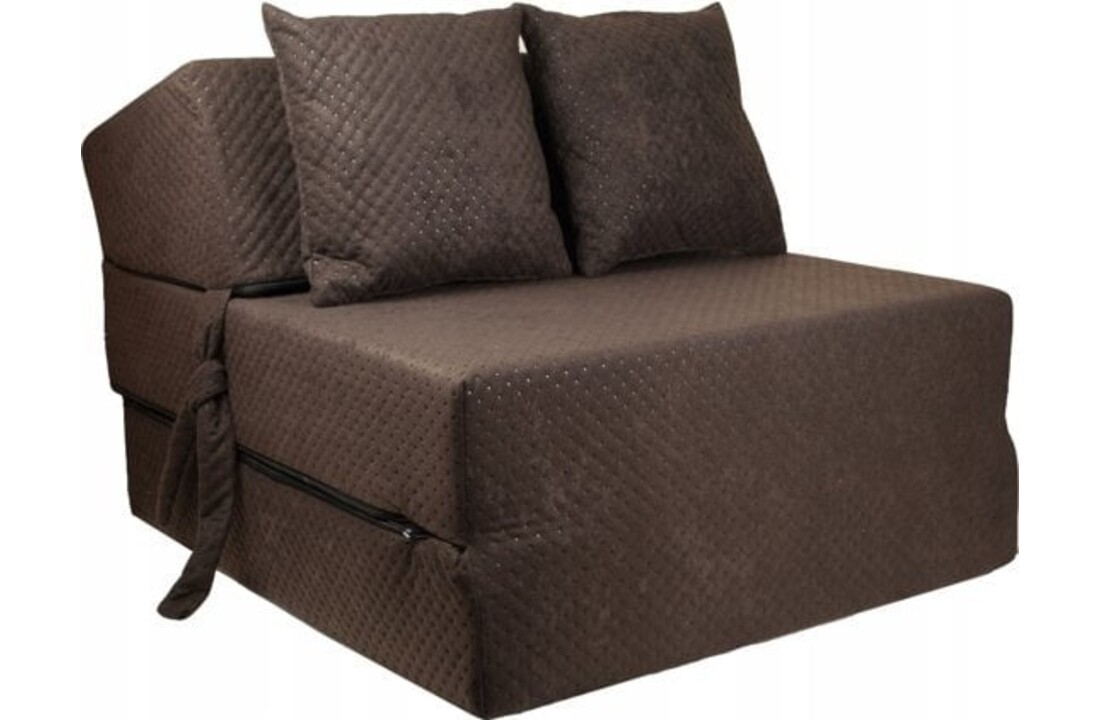 Opvouwbaar logeermatras | 200x70x15cm bruin foam | Luxe & Compact