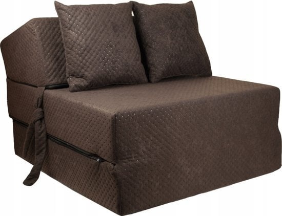 Opvouwbaar logeermatras | 200x70x15cm bruin foam | Luxe & Compact