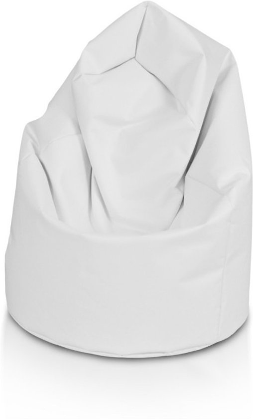 Zitzak fauteuil wit 70x100x100cm polyester, EPS-vulling