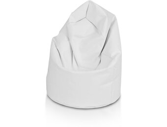 Loungestoel zitzak Wit | 70x100x100cm | Polyester Hoes