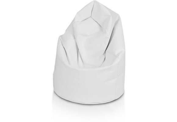Loungestoel zitzak Wit | 70x100x100cm | Polyester Hoes