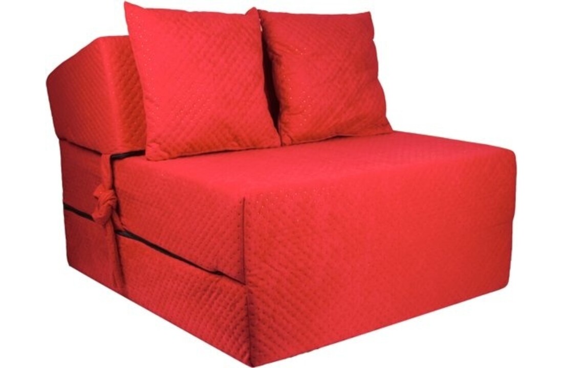 Opvouwbaar logeermatras 200x70x15 cm Rood - Comfortabel & Compact