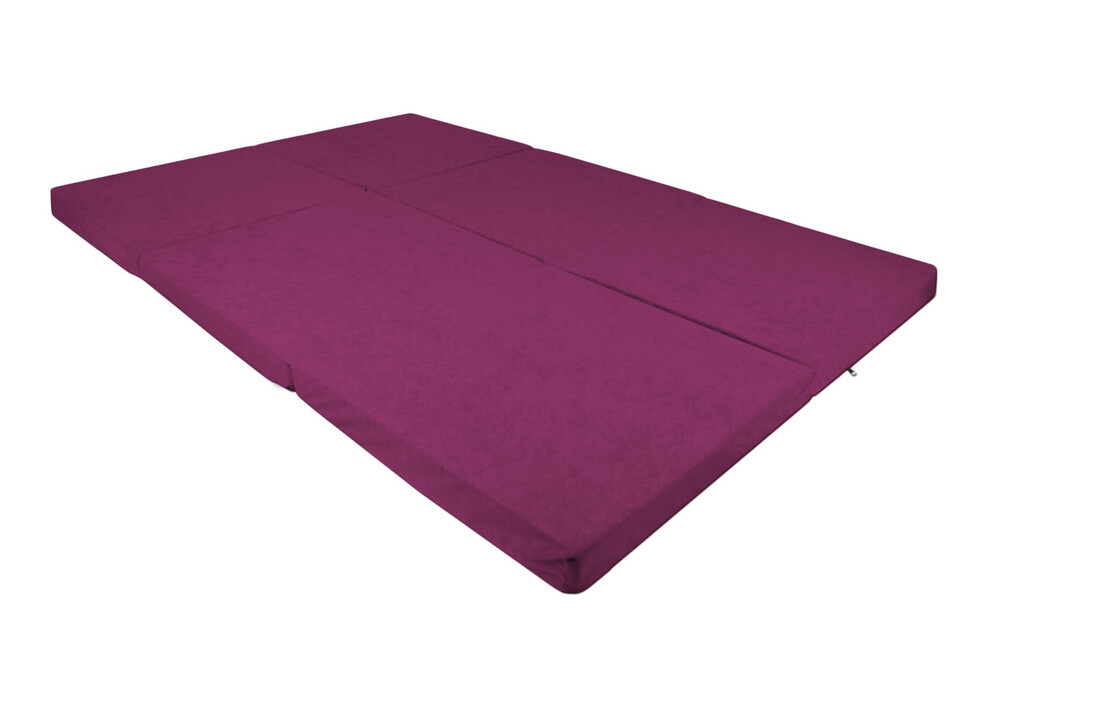 Opvouwbaar matras 2 persoons 195x120cm Foam Paars
