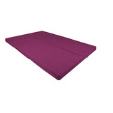 Gastenmatras 120cm - Opvouwbaar 2-persoons, Paars Foam, 195x120x7cm