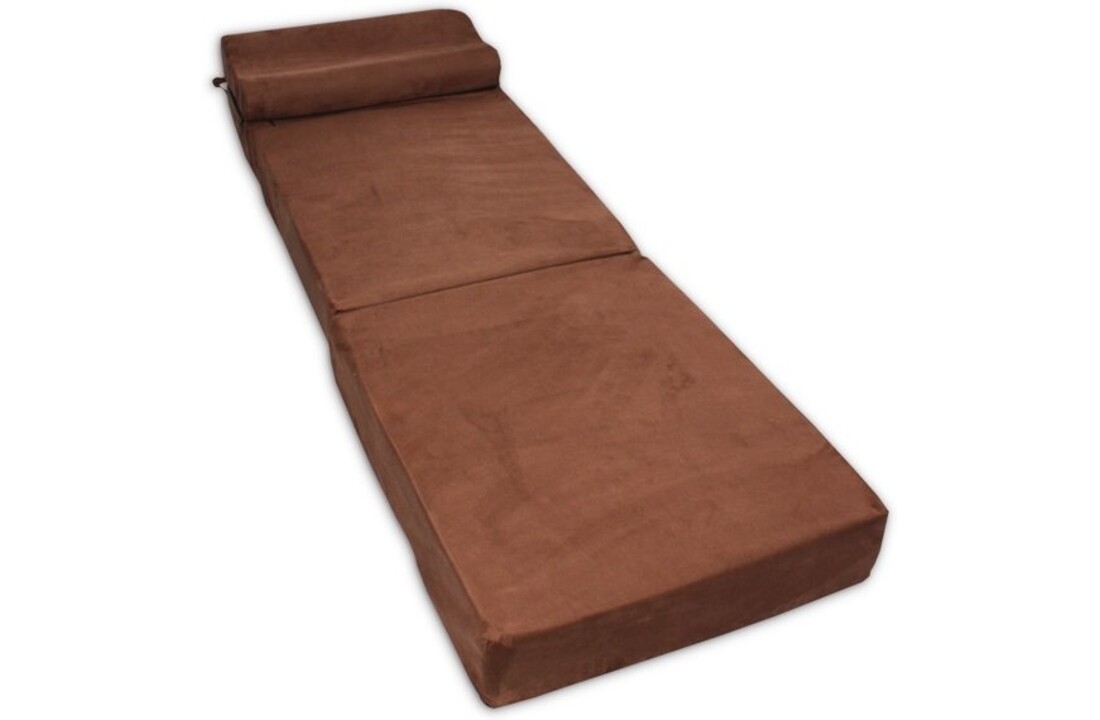 Campingmatras 15cm dik - 70x200cm Bruin Koudschuim