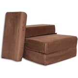 Campingmatras 15cm dik - 70x200cm Bruin Koudschuim