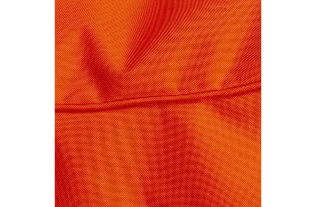 Zitzak met zak - Oranje relax poef, 115x65x60 cm, polyester