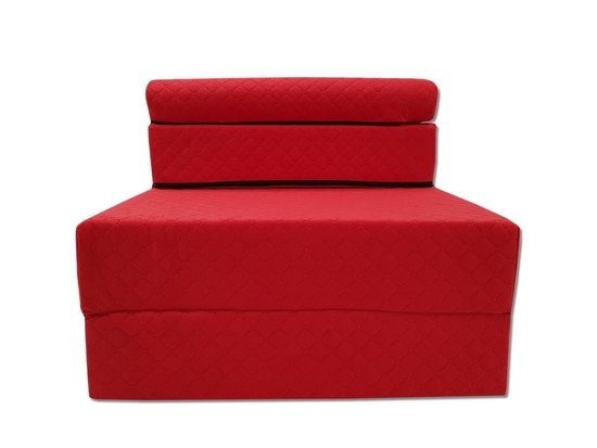 Opvouwbaar matras 200x70 | Luxe rood schuimmatras voor logeer/camping