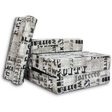 Campingmatras opvouwbaar 70x200cm Wit/Zwart Foam - Ideaal voor Camping & Logeren