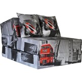 Slaapbank kinderkamer Londen 70x200cm Grijs Stof