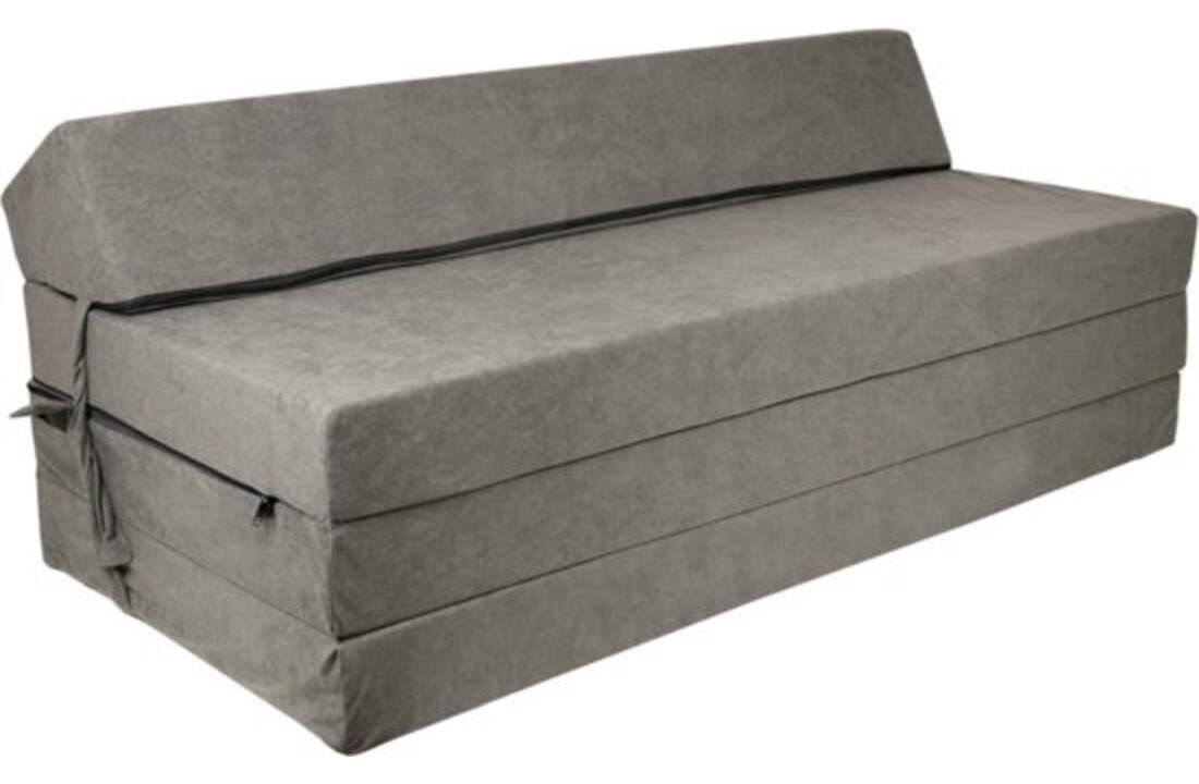 Campingmatras 120x200 Grijs - Opvouwbaar Logeermatras Foam 10cm