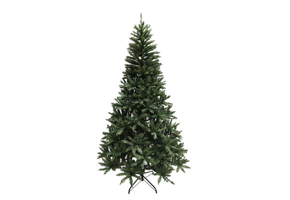 Kunstkerstboom 150 cm groen PVC - Realistische spar met 550 takken