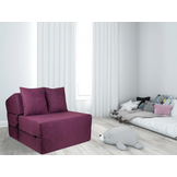 Logeermatras opklapbaar - Luxe 200x70x15cm Paars Foam