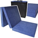 Camping matras opvouwbaar navy 195x70x8 cm foam