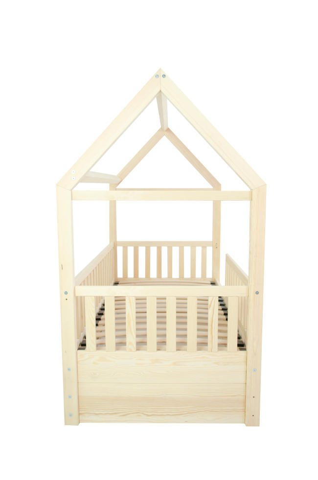 Huisbed kinderen 80x160 cm grenen met lade - Droomplek!