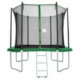Trampoline rechthoekig - 318 x 253 cm - met net - groen