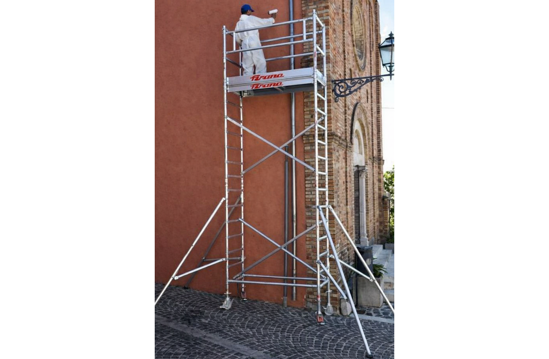 Rolsteiger - 75x180 cm - aluminium - werkhoogte 7,4 m