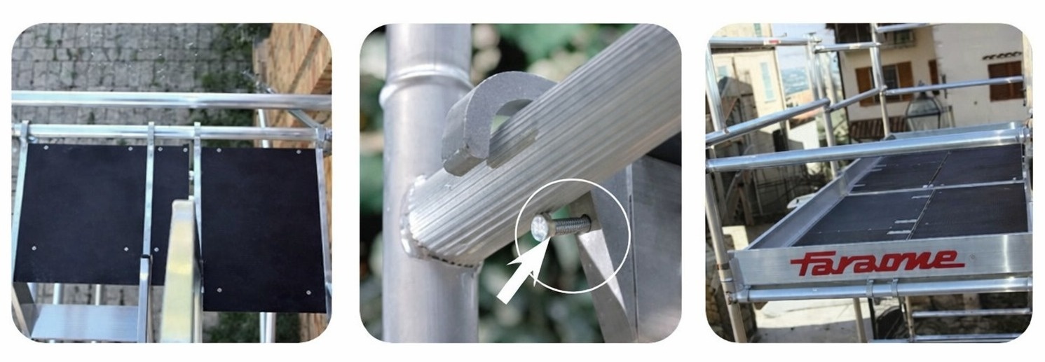 Rolsteiger - 75x180 cm - aluminium - werkhoogte 3,4 m