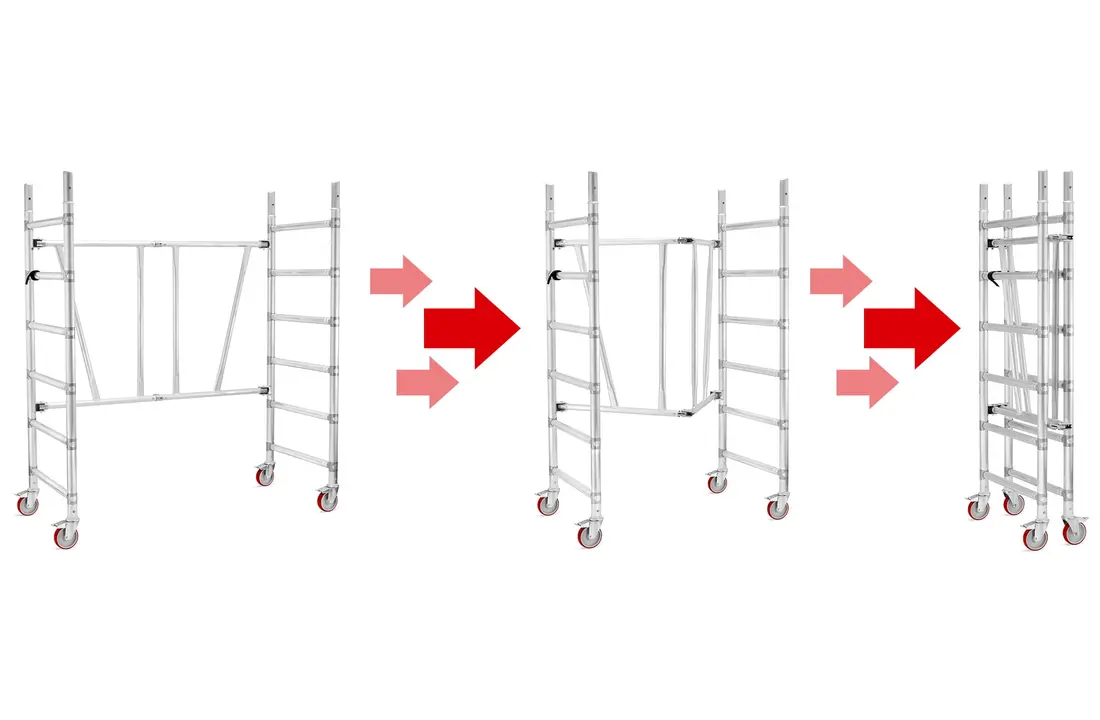 Rolsteiger - aluminium - werkhoogte 5,70 m - aluminium