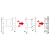 Rolsteiger - aluminium - werkhoogte 5,70 m - aluminium