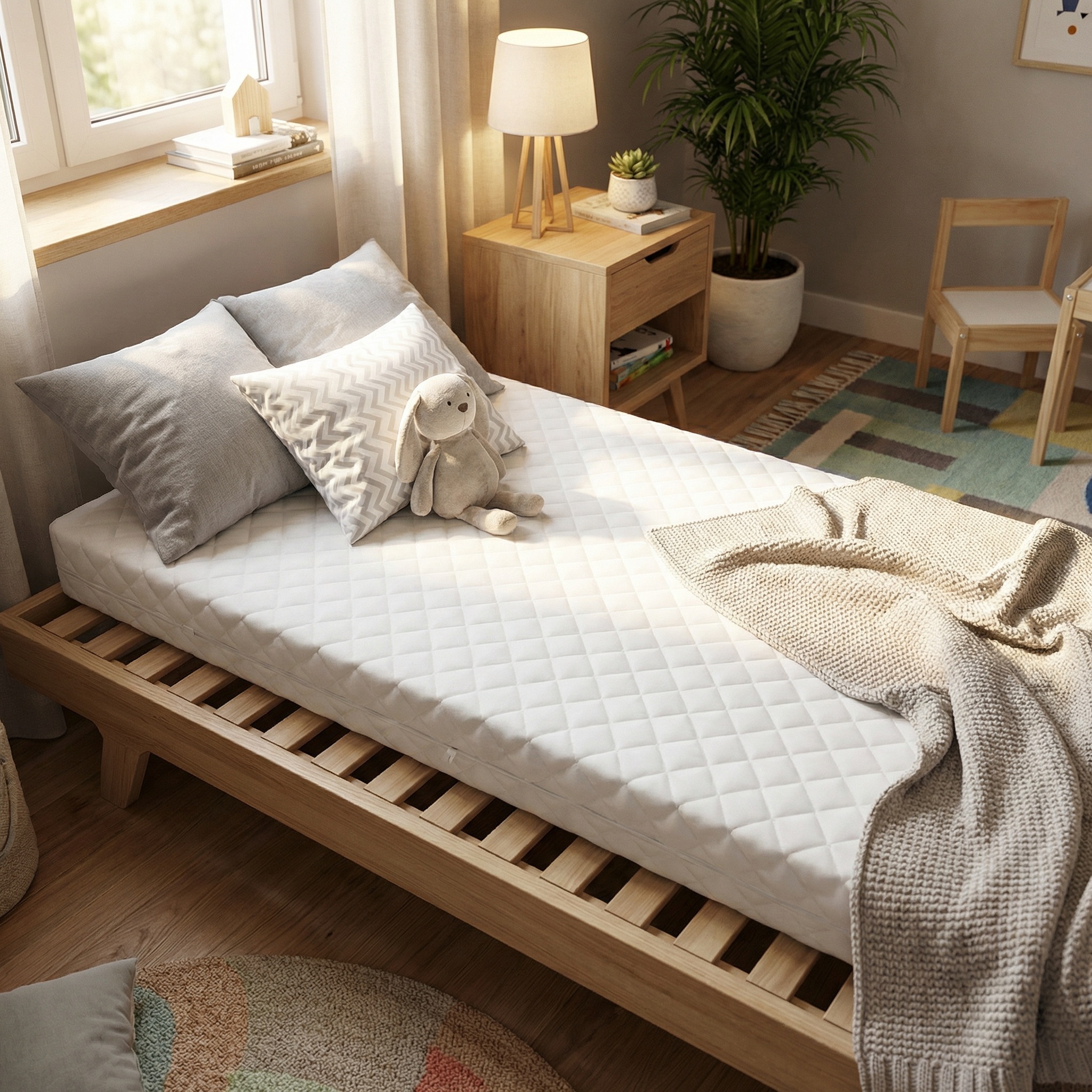 Kinder matras schuim matras 80x190cm met kokoslaag