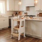 Leertoren in - keukenhulp - in hoogte verstelbaar - 43x50x90 cm