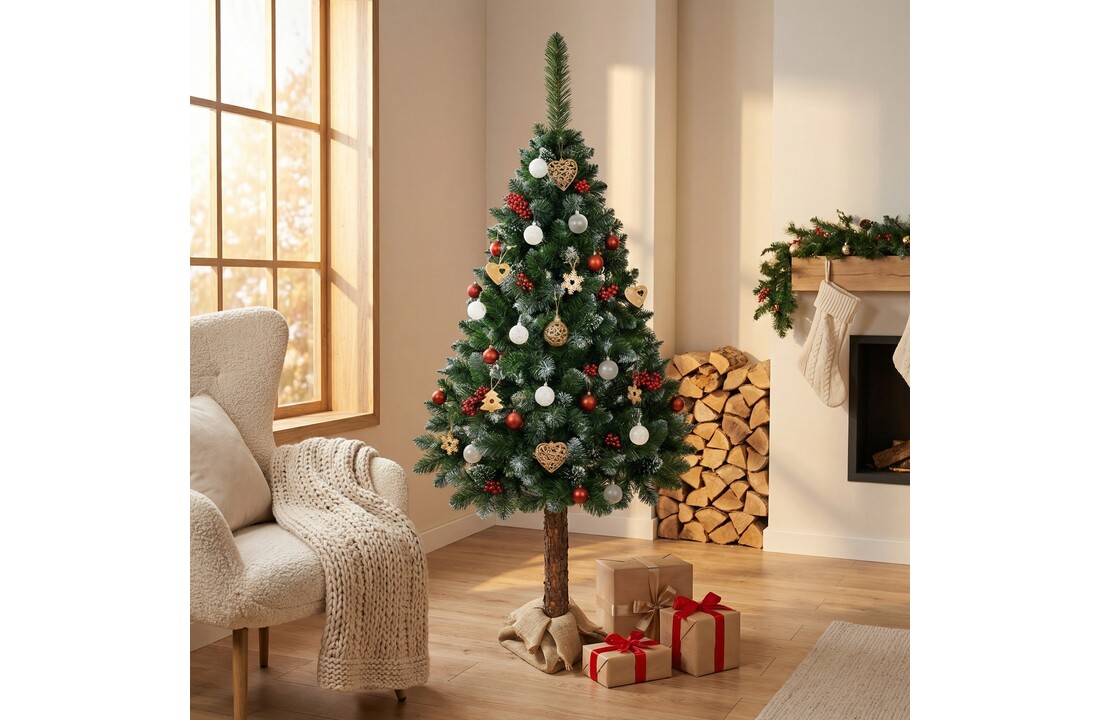 Kunstkerstboom op Stam - 180 cm - 3-delig