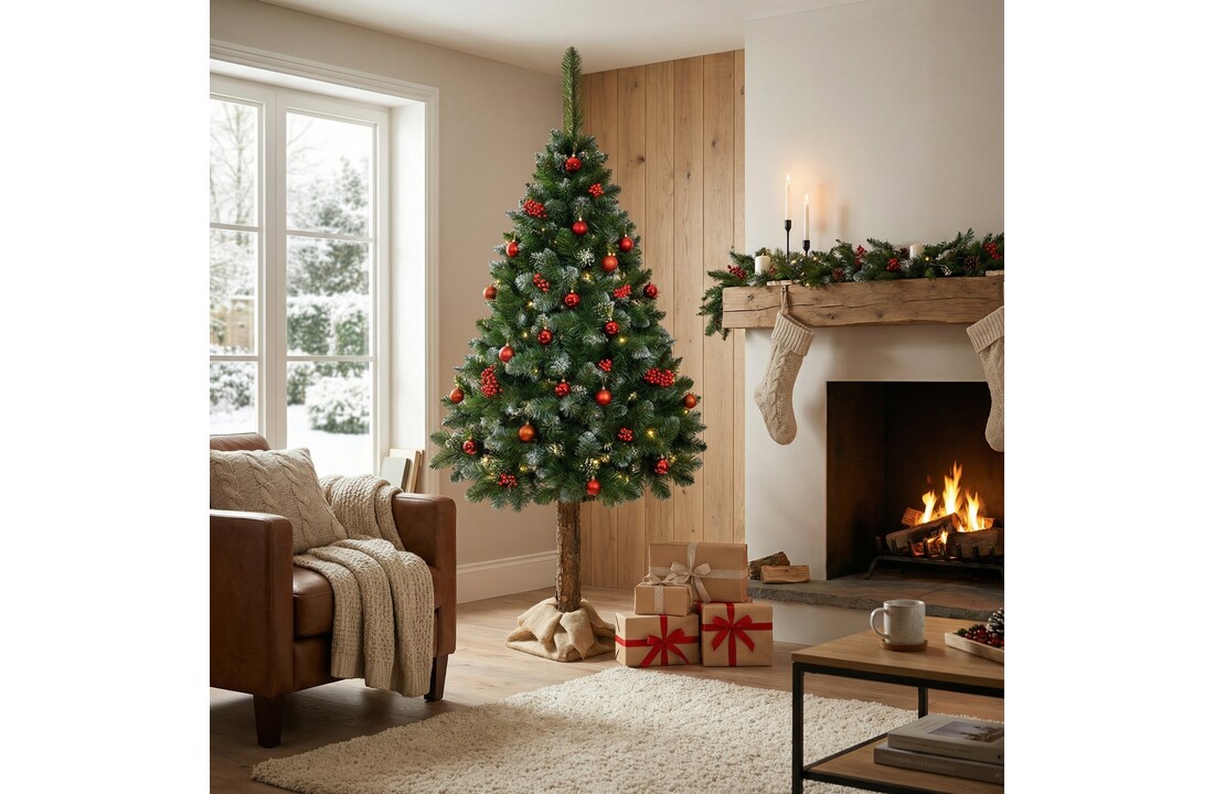 Kunstkerstboom - met stam - 220 cm – Modulair