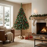 Kunstkerstboom - met stam - 220 cm – Modulair