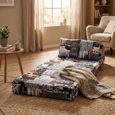 Luxe logeermatras - taxi - camping matras - reismatras - opvouwbaar matras - 200 x 70 x 15 - met kussens