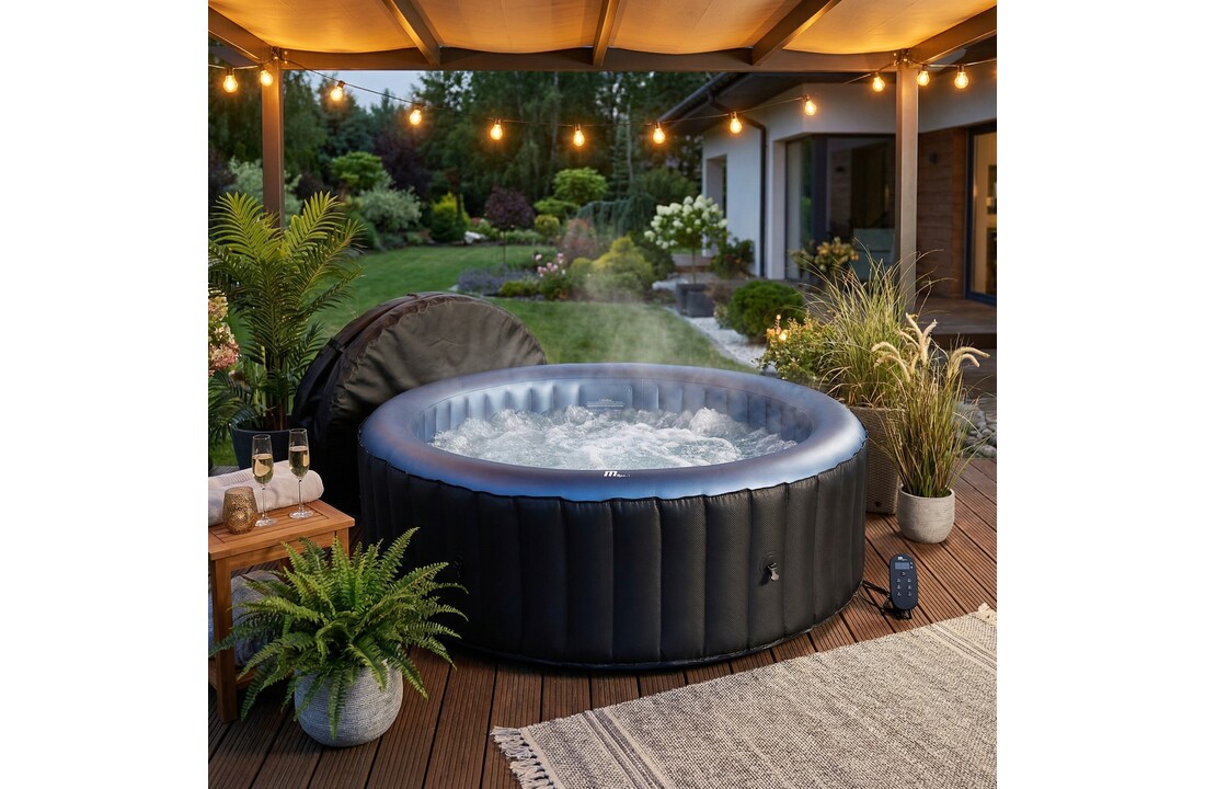 MSpa Bergen - bubbelbad - opblaasbaar - 4-persoons - 180x73 cm
