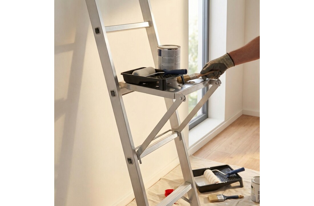 Ladderbankje - ladder sport - staal - 26x26 cm - tot 150 kg