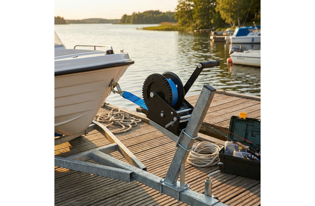 Handlier - 1500kg - met band - 8 m - blauw