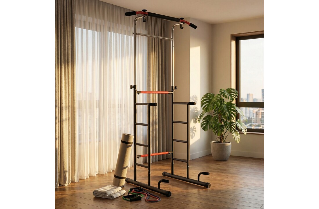 Pull up bar - vrijstaand - optrekstang - verstelbaar tot 222 cm