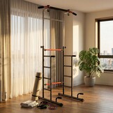 Pull up bar - vrijstaand - optrekstang - verstelbaar tot 222 cm