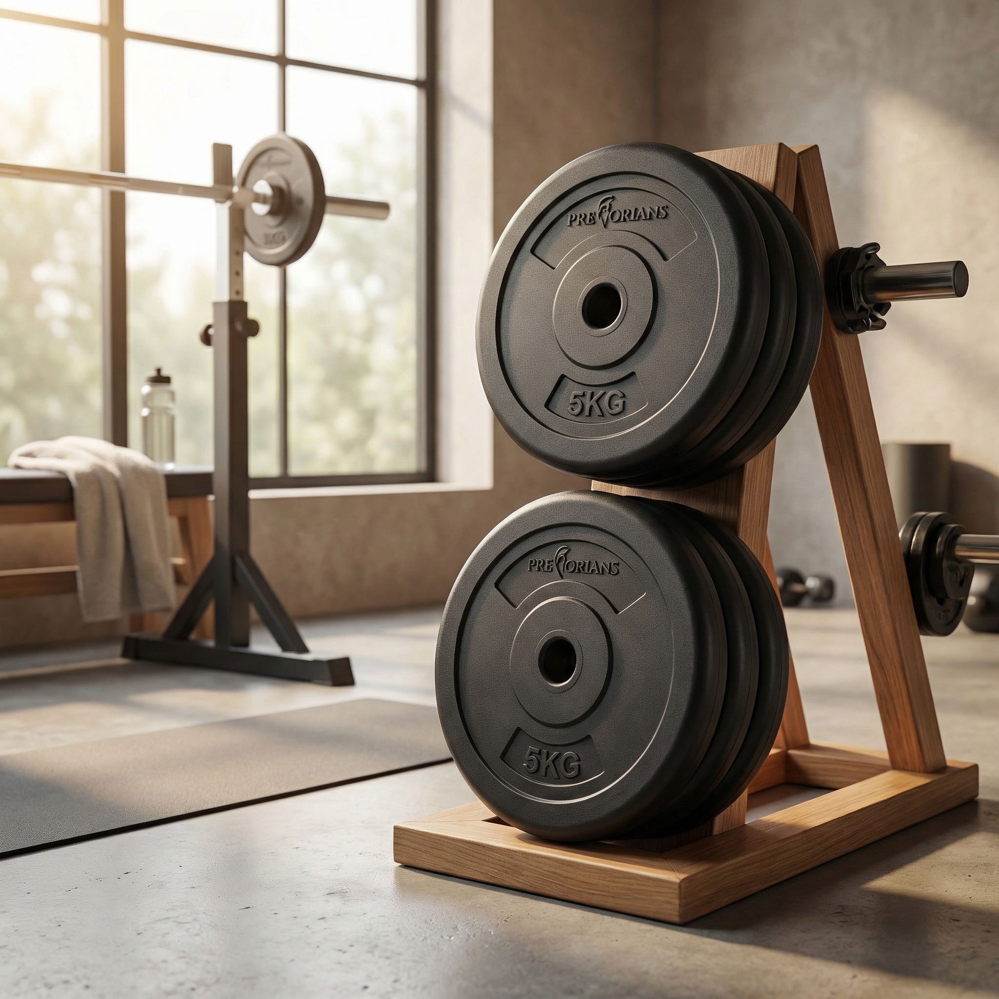 Halterschijf 20 kg - losse gewichten -  25mm & 28mm - 4x 5 kg