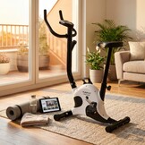 Hometrainer met trainingscomputer - mechanisch - tot 120 kg