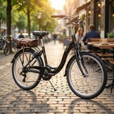 Vouwfiets Swan - 24 inch - 6 versnellingen - zwart