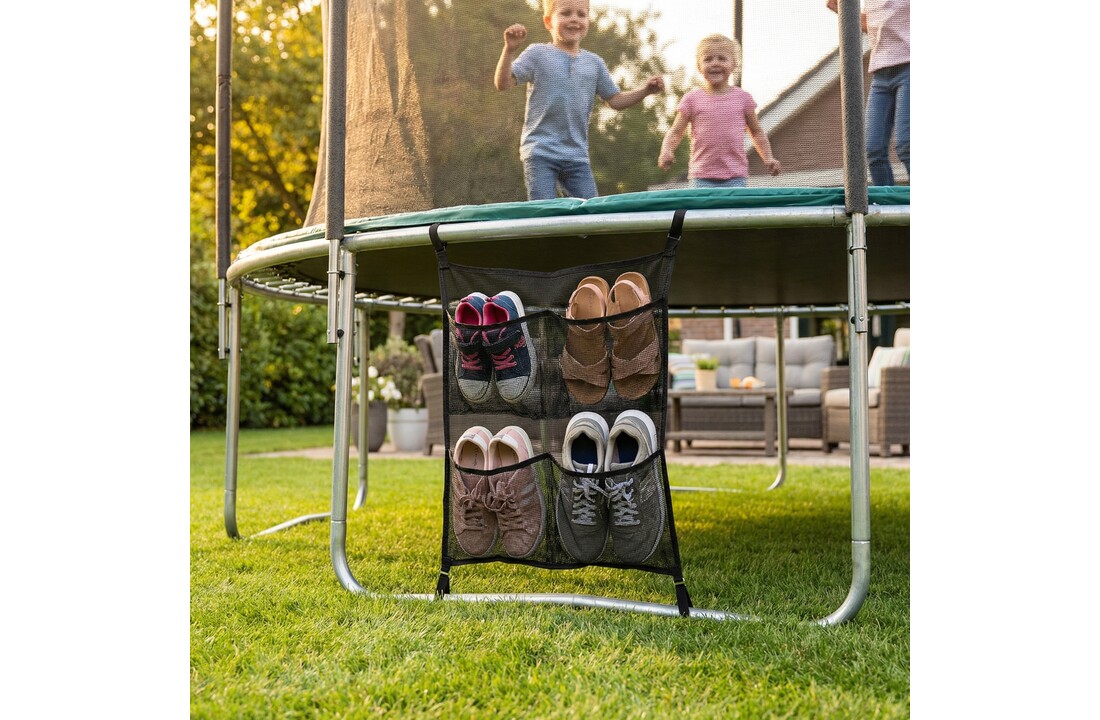 Schoenentas voor trampolines 90x45 cm zwart