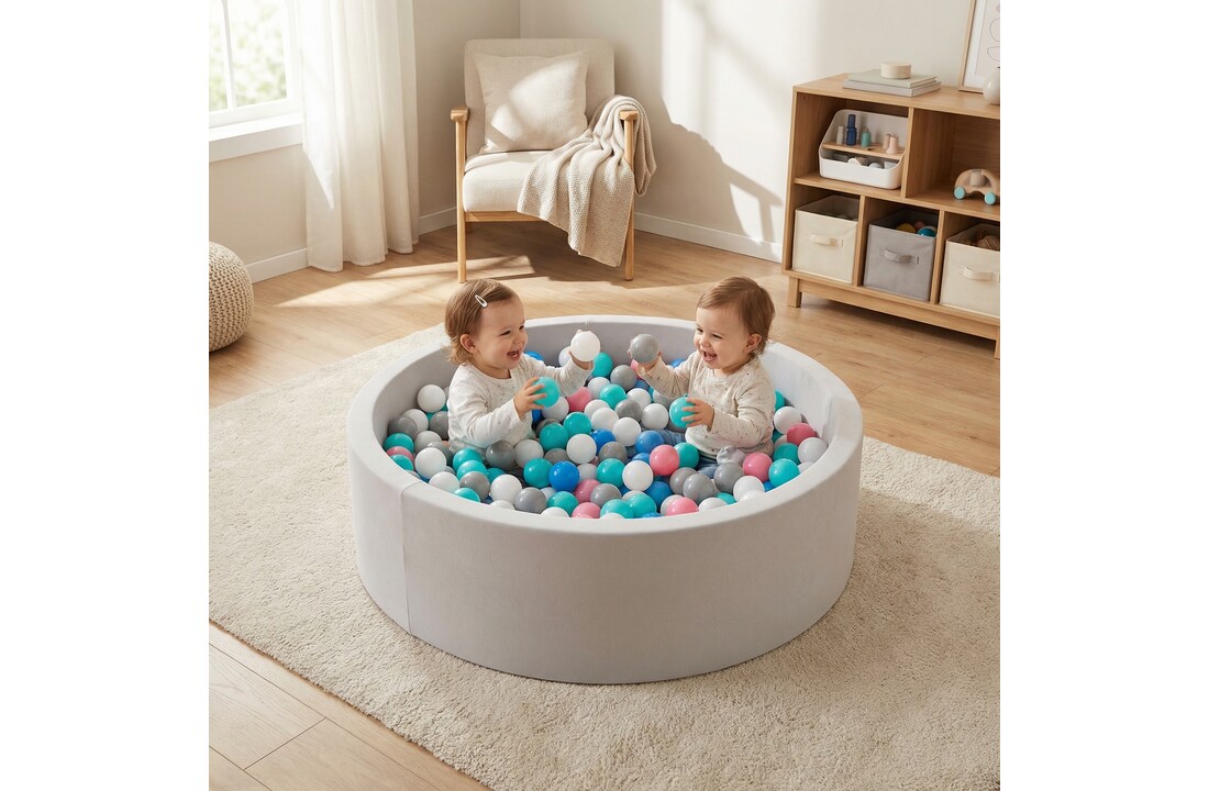 Ballenbak, stevige ballenbad van 90 bij 30 cm, incl 150 ballen