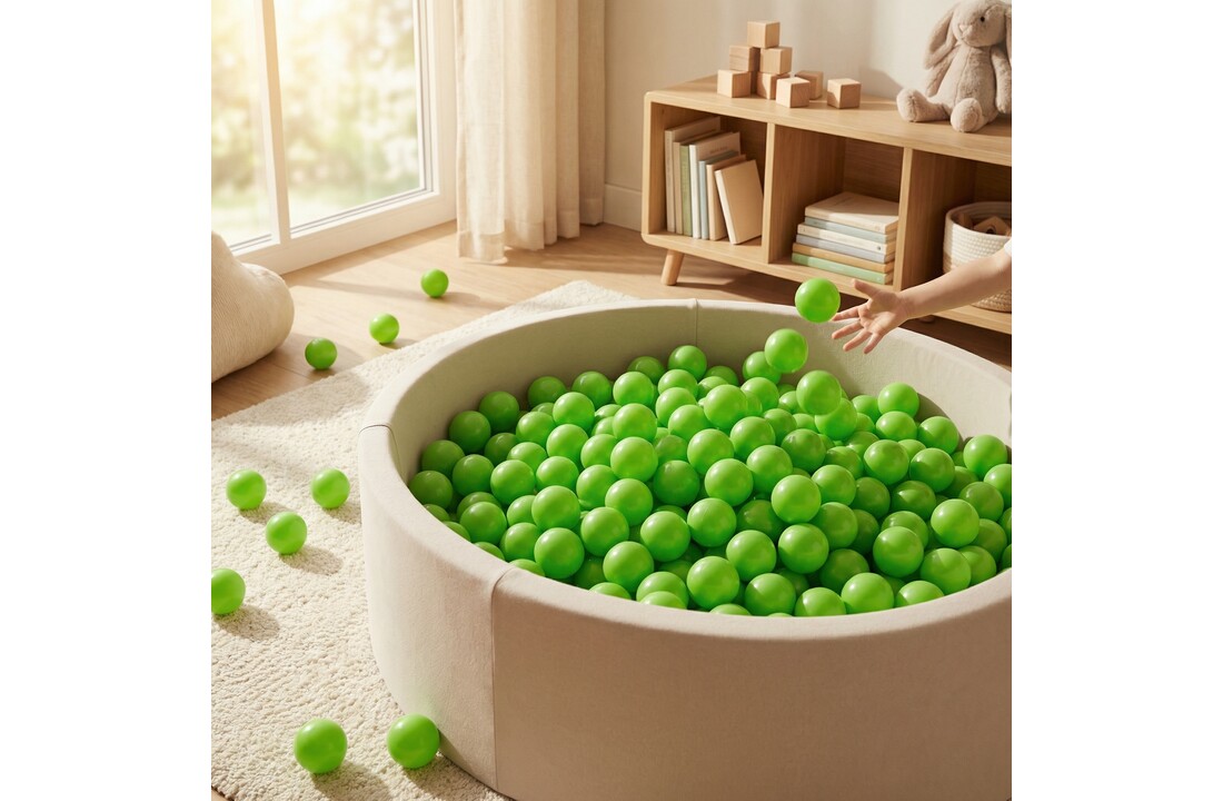 Ballenbak ballen groen (70mm) 300 stuks